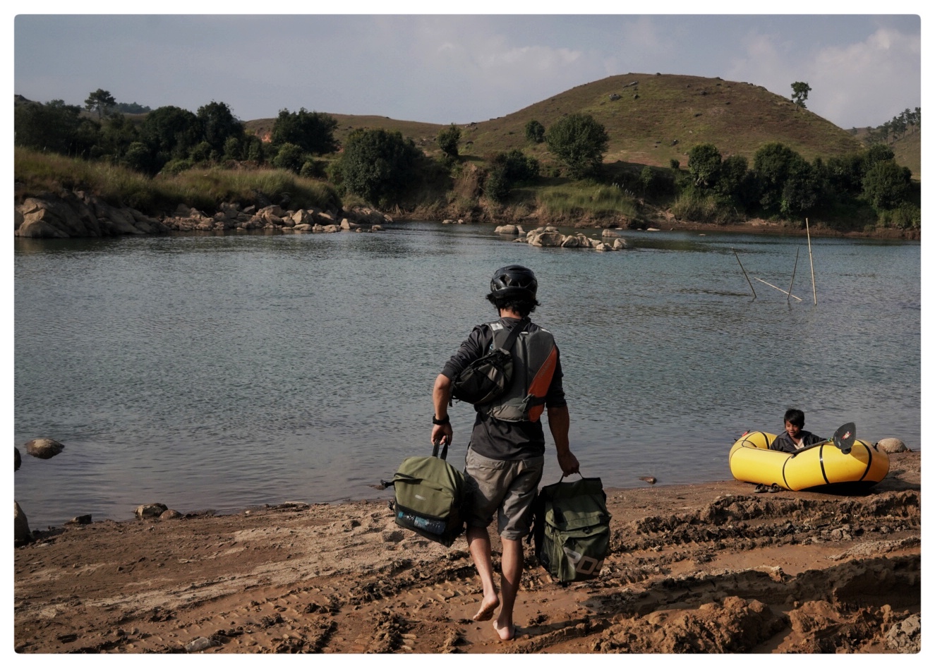 HILLS WHEELS AND WATER : BIKERAFTING MEGHALAYA